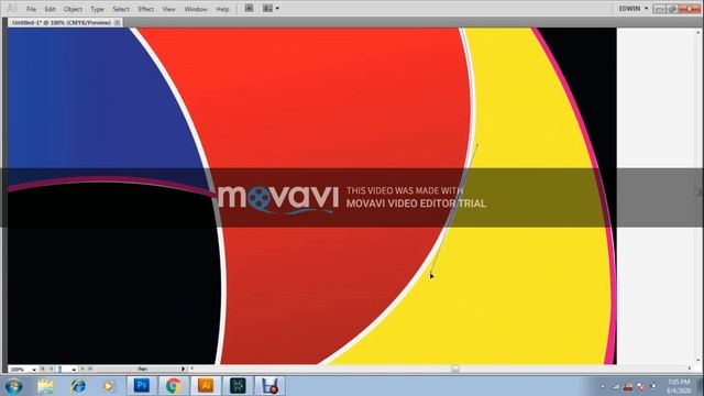 how to logo design in illustrator and Created with Movavi Video Editor