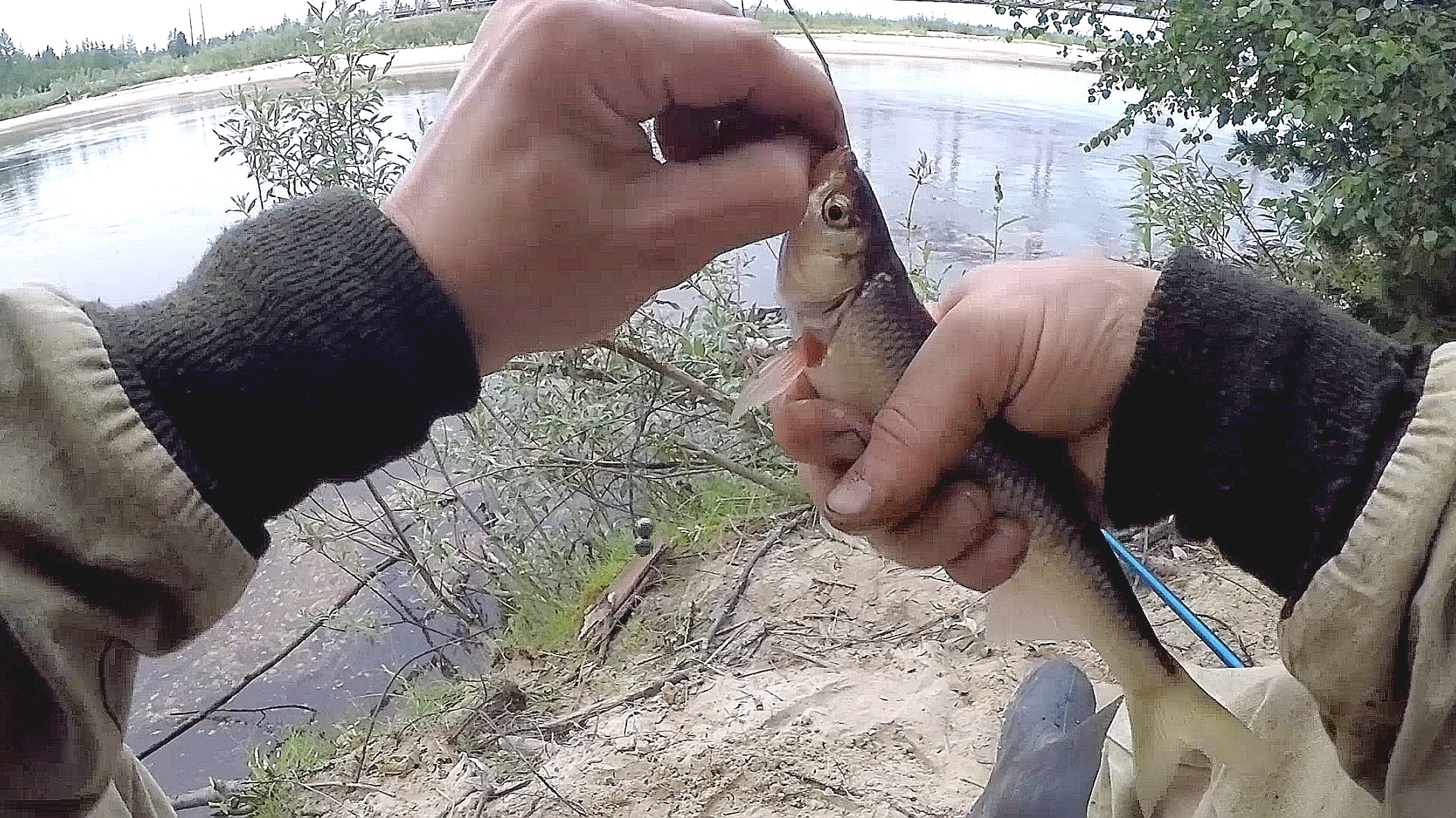 Рыбалка🎣 на северной реке Ямала,ловлю на донку!