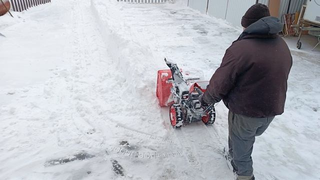 Уборка снега #снегоуборщик Хабаровск 13.03.2025г.
