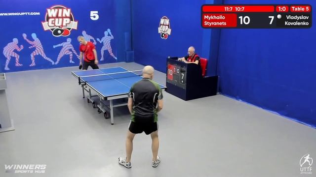 11:00 Mykhailo Styranets  3-1 Vladyslav Kovalenko  South 2 WIN CUP 29.10.2022 WINCUP | TABLE TENNIS
