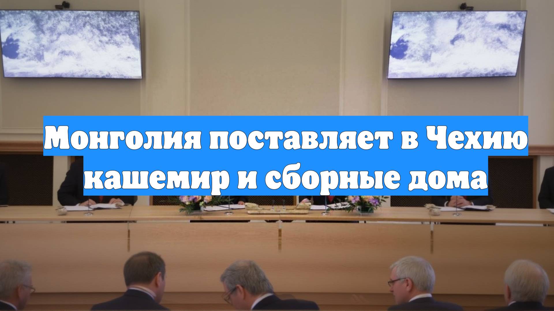 Монголия поставляет в Чехию кашемир и сборные дома