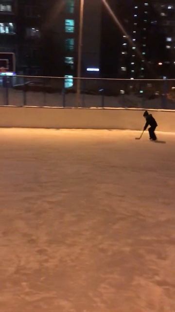 Зимняя классика хоккей 🏒 во дворе