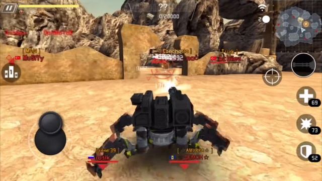 Tank Strike - Козырь на пауке.