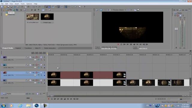 Sony Vegas Pro 11: Sniper Scope Transition