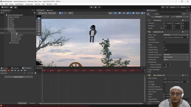 Unity-4-Belajar Animasi Karakter Player - Cinemachine Camera Follow