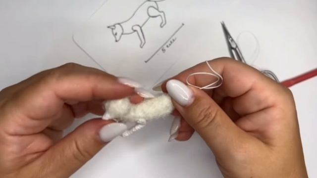 Как вязать крючком лису #вязание #ooak #вязаниекрючком