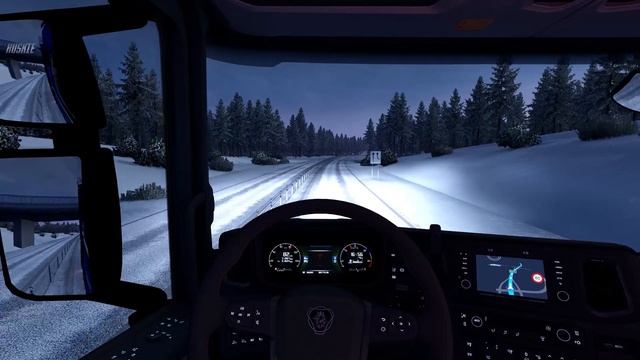 ETS2 1.39 - Trondheim to Circle K on E4 Sweden - POV Driving Scania 520S