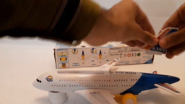 Airlines Flash Electric Plane A380 Unboxing & Testing | Battery Operated Aeroplane