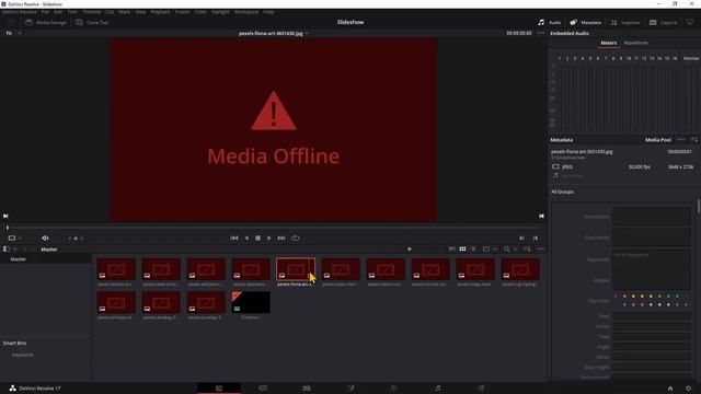 How To Relink Clips in DaVinci Resolve - Media Offline