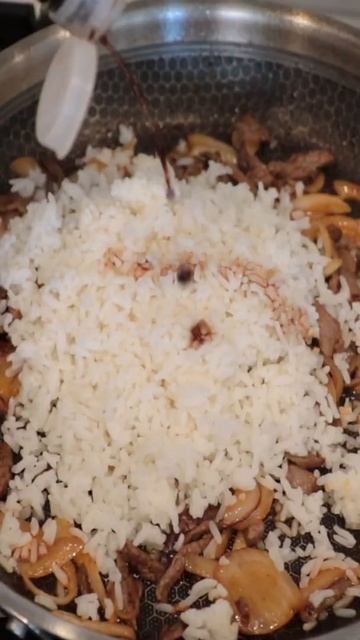 Beef fried rice #shorts #chili oil #shortsvideo