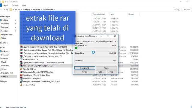 TUTORIAL CARA DOWNLOAD INSTALL DAN AKTIVASI FULL WONDERSHARE FILMORA Scrn 1.1.0 Terbaru