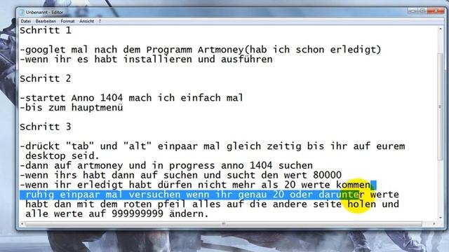 Anno 1404 Tutorial.avi
