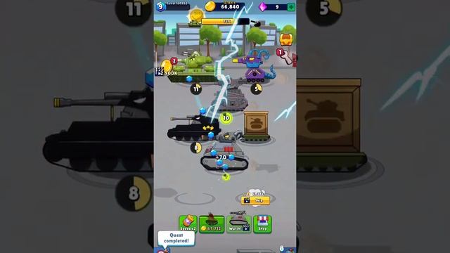 MERGE TANKS  ANDROID/IOS GAME ALL LEVELS