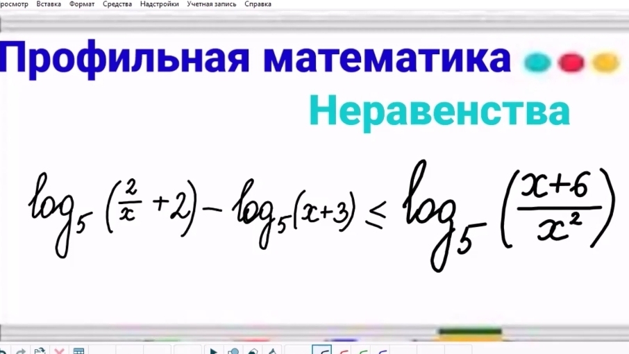 15-17-1 Неравенства - Логарифмическое неравенство | Профильная математика