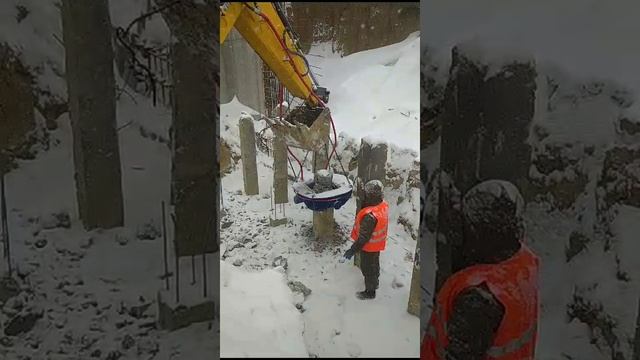 Срезка свай. Сваерезка CASTOR