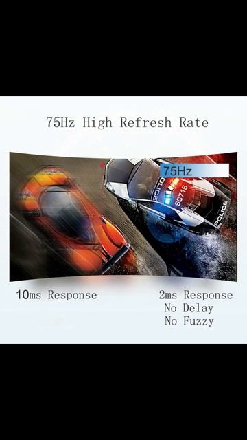 24-дюймовый монитор FHD 1080P 75 Гц Изогнутый монитор