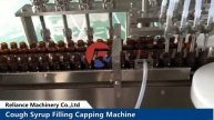 Glass bottle filling and ROPP capping machine for liquid