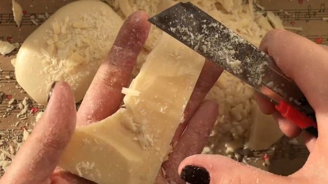 Режу два тик-така / старенькие и сухие / Cutting dry soap / Asmr video