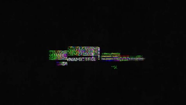 Modern Glitch Titles for Davinci Resolve