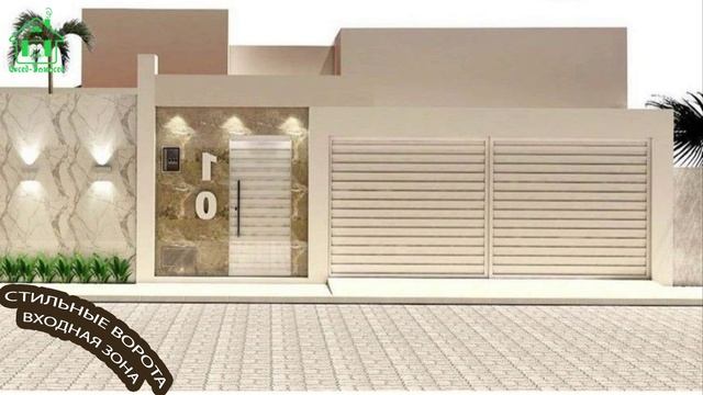 Распашные ворота фото идеи для вдохновения 🏡 (57)
