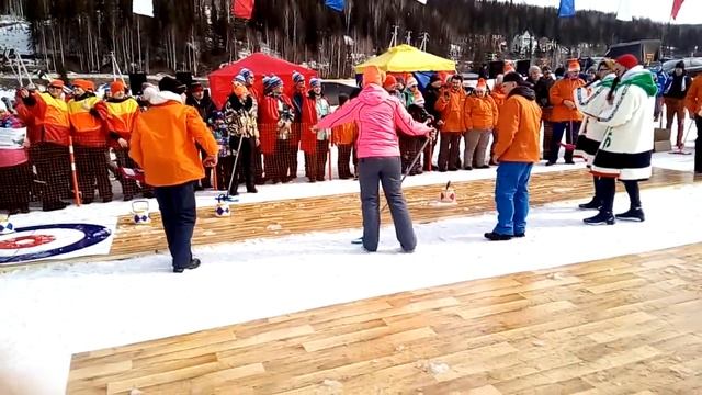 Сибирский кёрлинг на горе Туманной