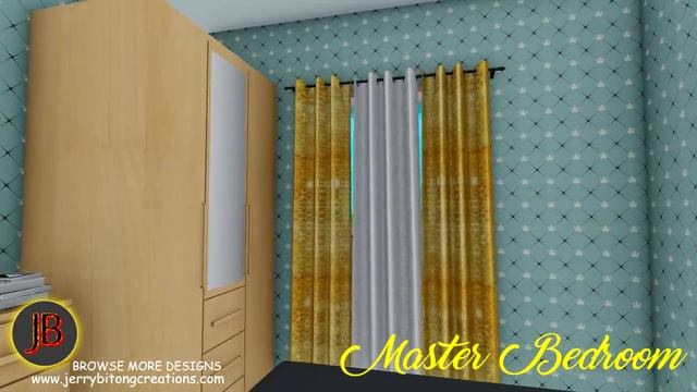 Simple House Design with 3 Bedrooms (Bungalow Type) | 48.5 sq.m. Floor Area