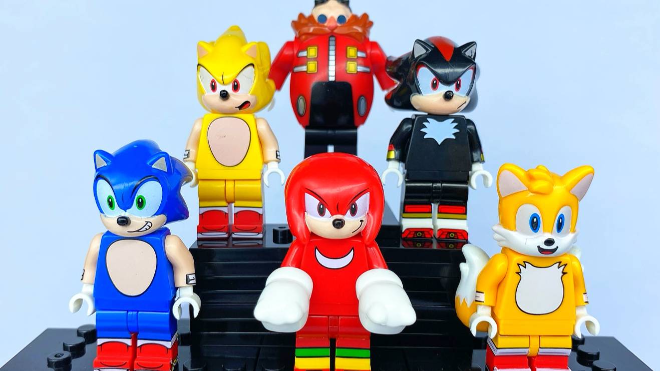 Неоригинальные ЛЕГО Минифигурки из фильма Соник 3 от Koruit #lego #sonic #sega