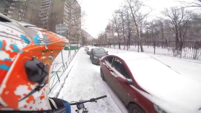 BornToRide. Поездка зимой на велосипеде