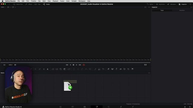 How to Create Audio VISUALIZER Effects in DaVinci Resolve 19 (REACT TO AUDIO)