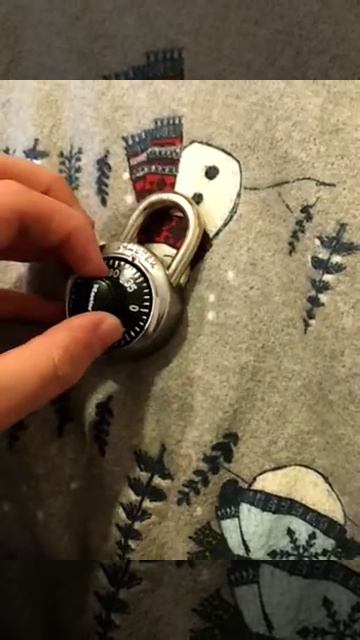 How to open a Master Lock combination lock