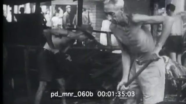 3,700 Civilians Freed from Manila Prison 1945