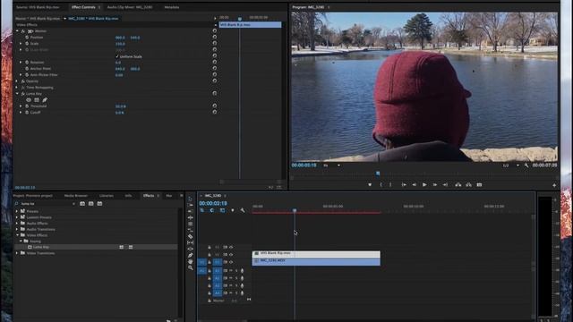 VHS and Matte Effect Tutorial in Premiere