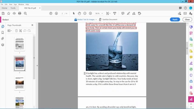 How to black out text in a PDF Document in Adobe Acrobat Pro DC 2022