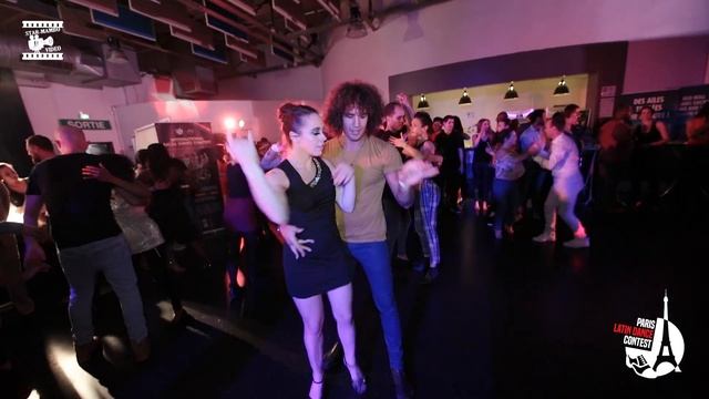 Laurent Maistret & Aurélie - social dancing @ Int'L Salsa Shines Contest