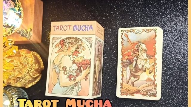 TAROT MUCHA🦚❤️Lo Scarabeo🪲Reseña En Español ⭐Review Mucha Tarot🍀#tarot #reseñas #review #español