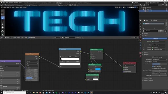 Easy Glitching Text Animation In Eevee (Blender Tutorial)