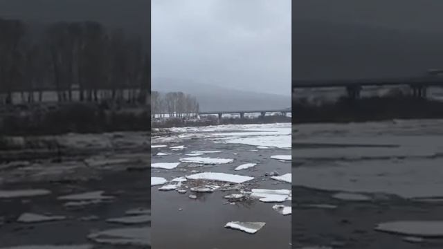 В Усть-Куте первый день паводка 25 апреля 2024