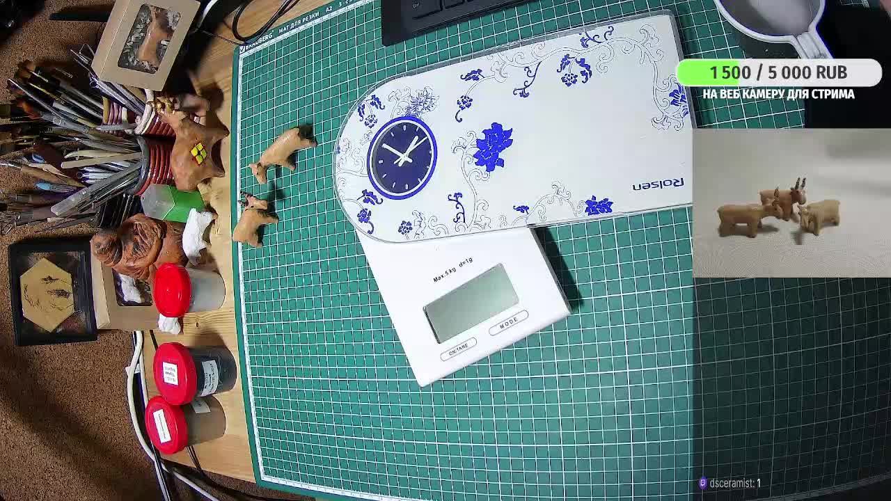 Творческий стрим. Сайгаки #ДС_керамист #DSceramist