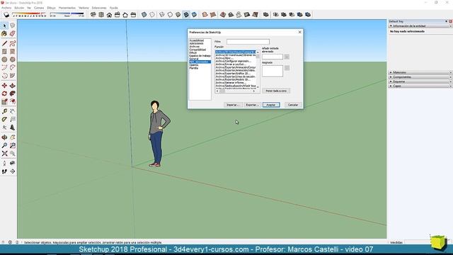 Sketchup 2018 - 07 atajos de teclado métodos abreviados