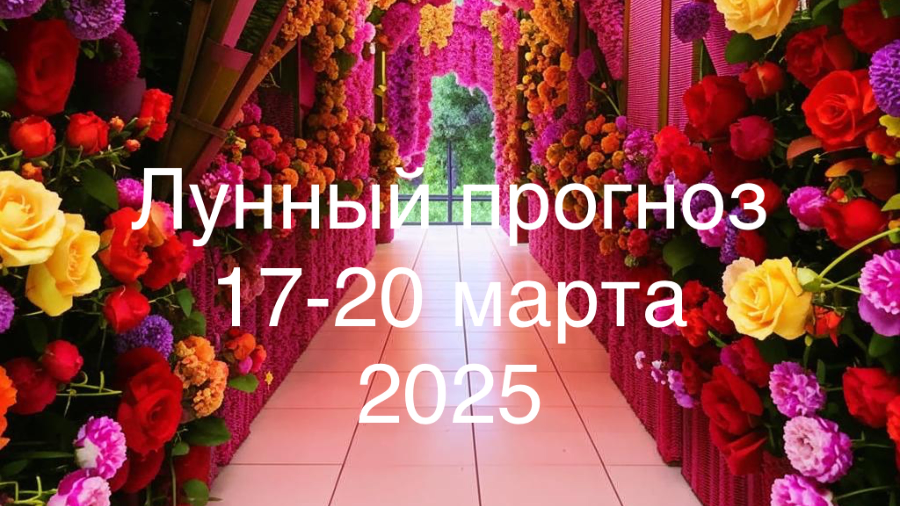 Лунный прогноз на 17-20 марта 2025 года.