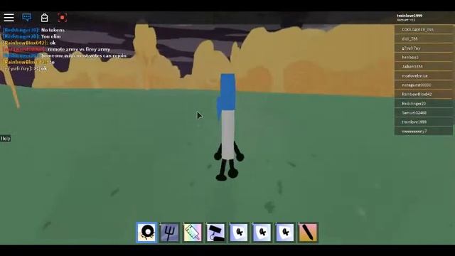 i found 4 class in BATTLE FOR B.F.D.I roblox