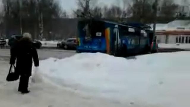Рыбинский суровый троллейбус