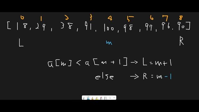 Peak Index in a Mountain Array - LeetCode #852  Python, JavaScript, Java and C++