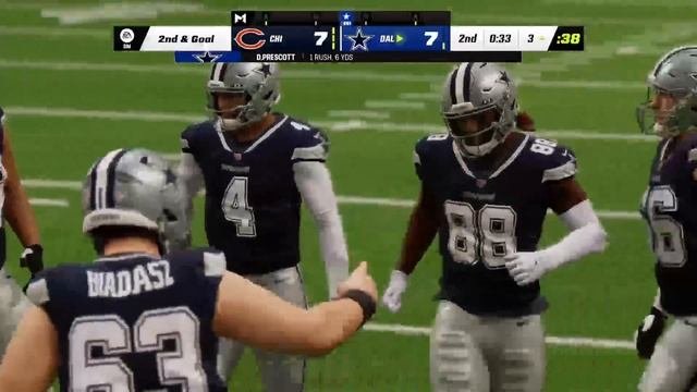 Dallas Cowboys Vs Chicago Bears | Week 8 NFL Madden Simulation | Blogging The Boys
