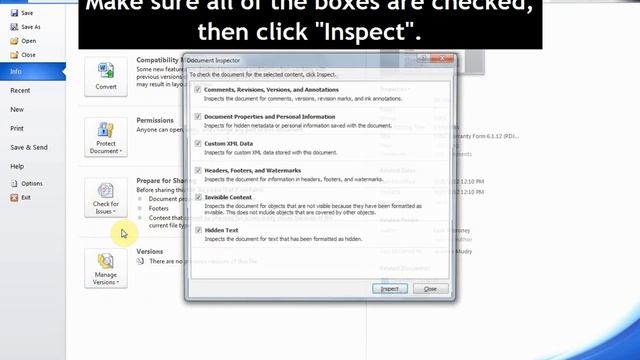How To Remove / Delete The Hidden Metadata In Microsoft Word Docx Files