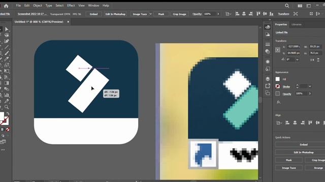 how to make wondershare filmora 11 logo in illustrator#logo #social media