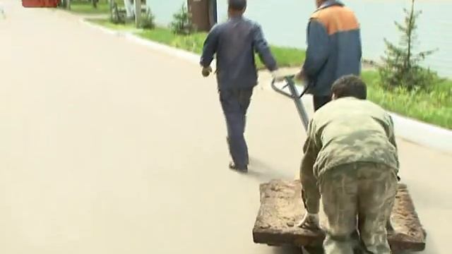 Благоустройство территории областной больницы