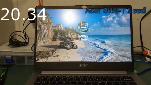 Acer Swift 1 expansión de memoria con ssd m.2 sata