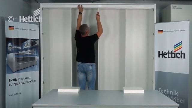 Система складных дверей Hettich WingLine 230: сборка и монтаж