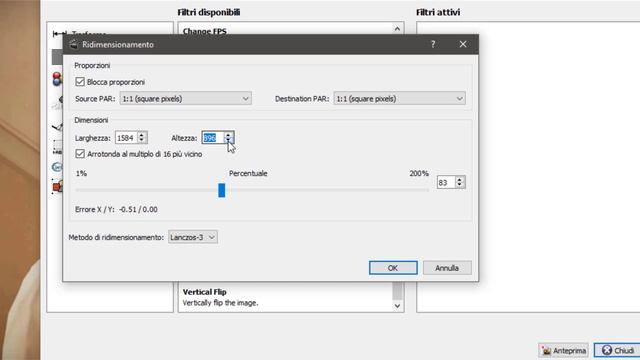 Come ridurre risoluzione e dimensioni di un file video